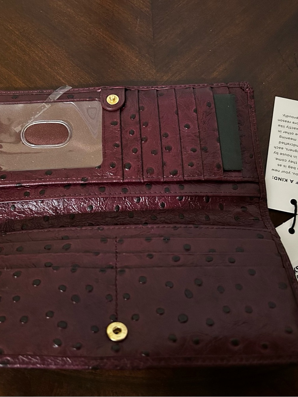 Brahmin Ady Wallet – Sangria Everdeen Genuine Leather (NWT) - Picture 2 of 3